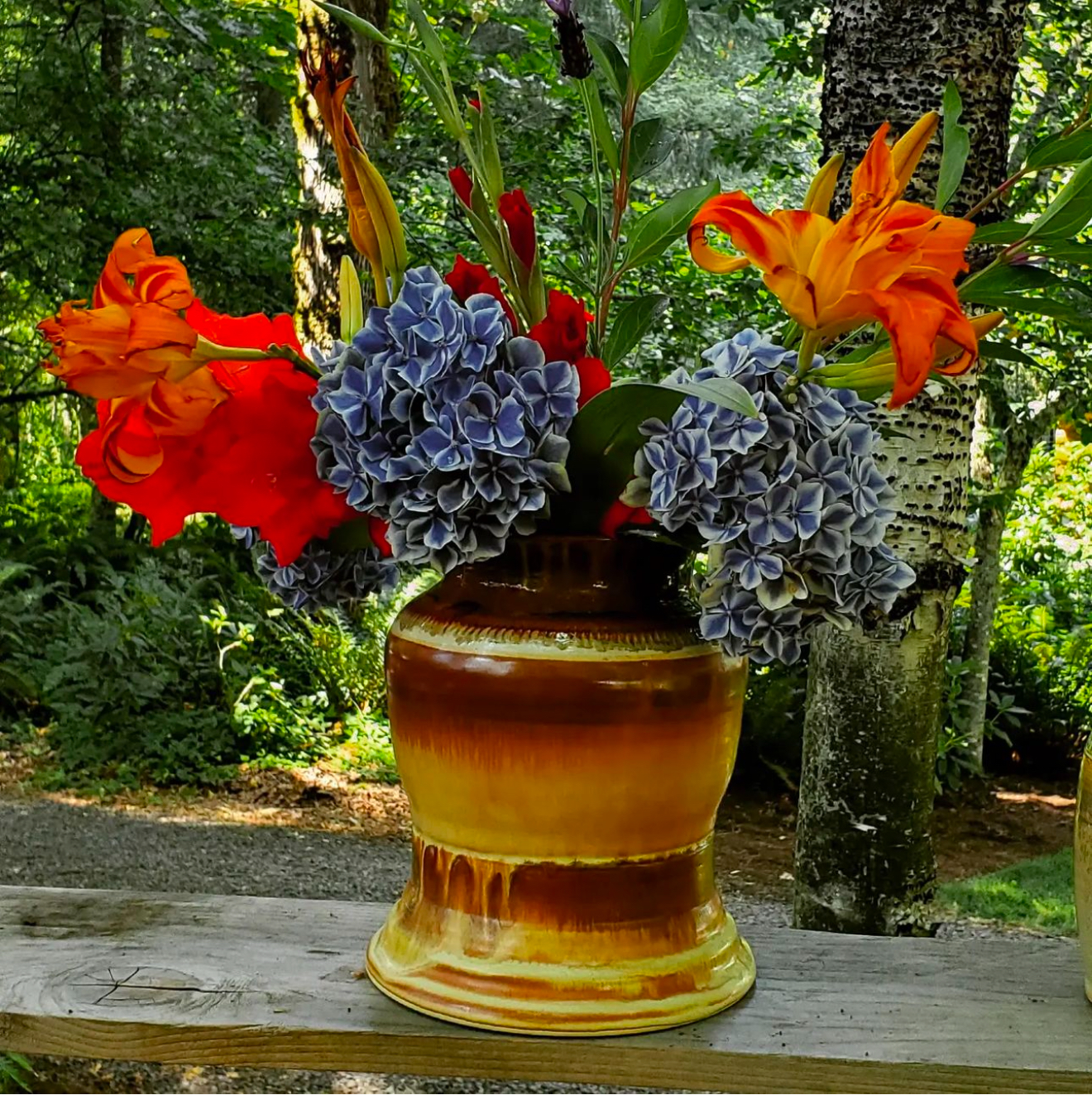 Handmade flower vase
